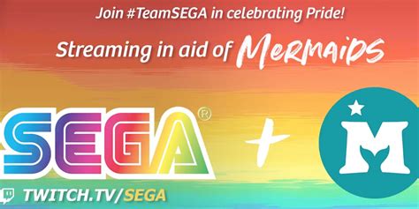 gay seghe|Sega Announces Pride Month Charity Stream with Mermaids.